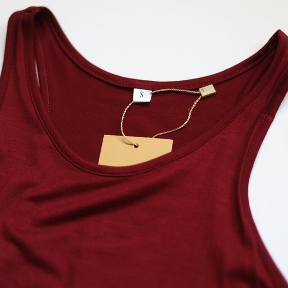 Red Maxi Dress with pockets - Picture 2 of 2